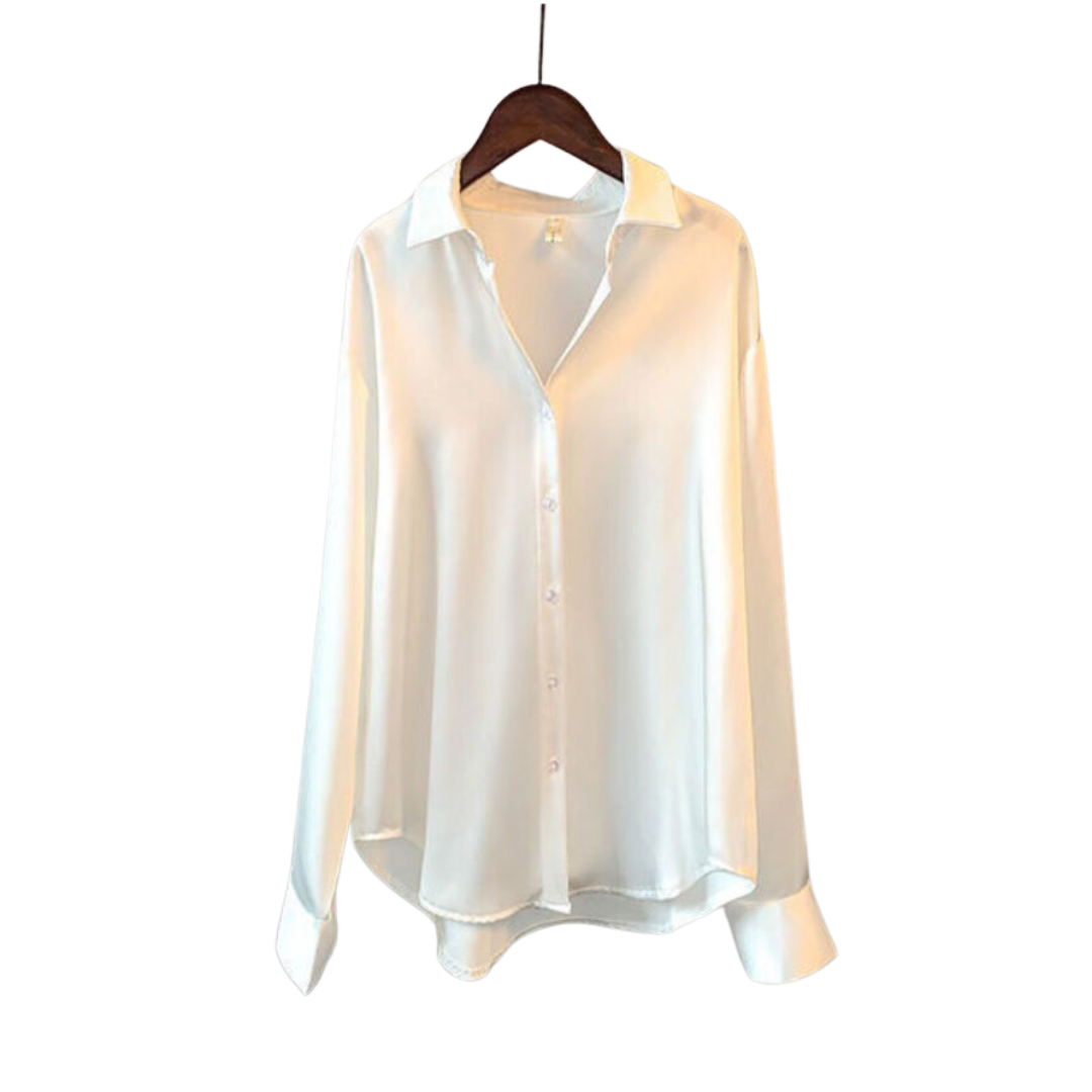 Revere™ | Victoria Elegant Satin Shirt