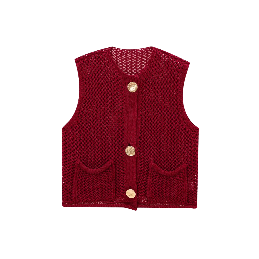 Revere™ l The Eleanor Knitted Button Vest