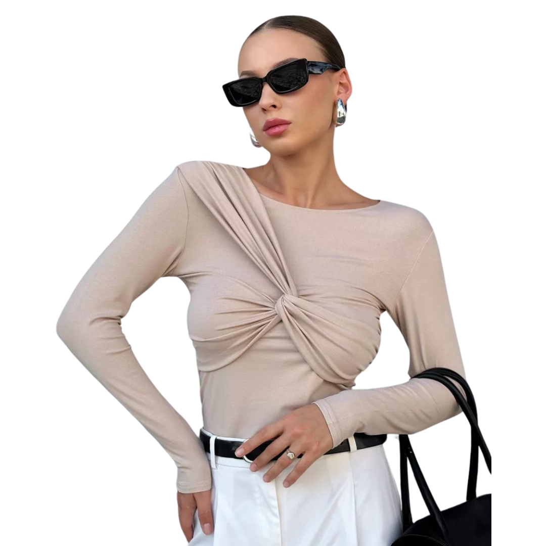 Revere™ l The Amara Twist Long-Sleeve Top