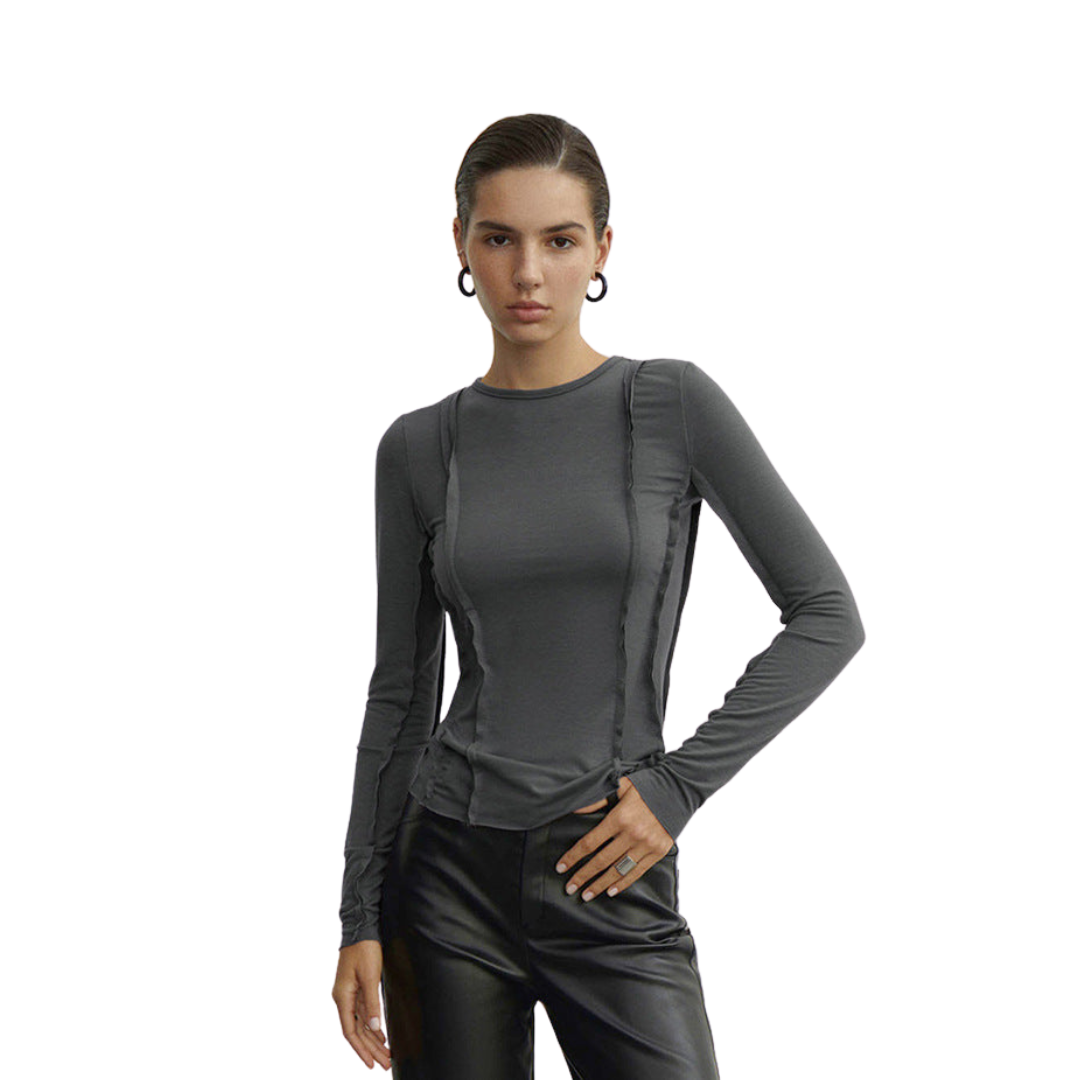 Revere™ l The Elise Seam Detail Long Sleeve Top