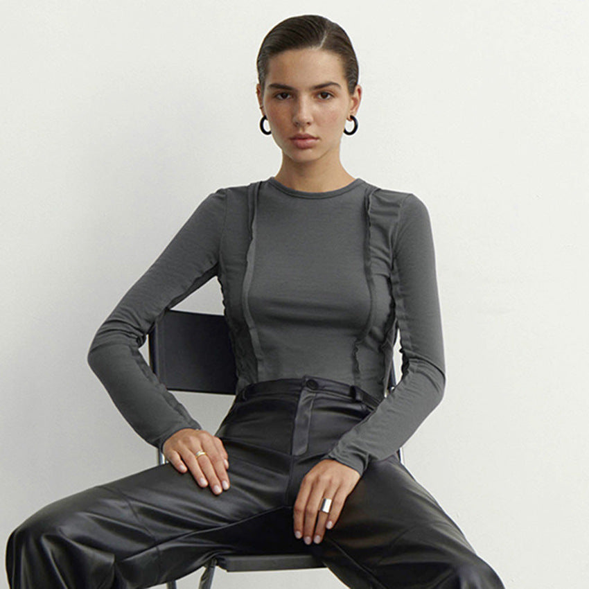 Revere™ l The Elise Seam Detail Long Sleeve Top