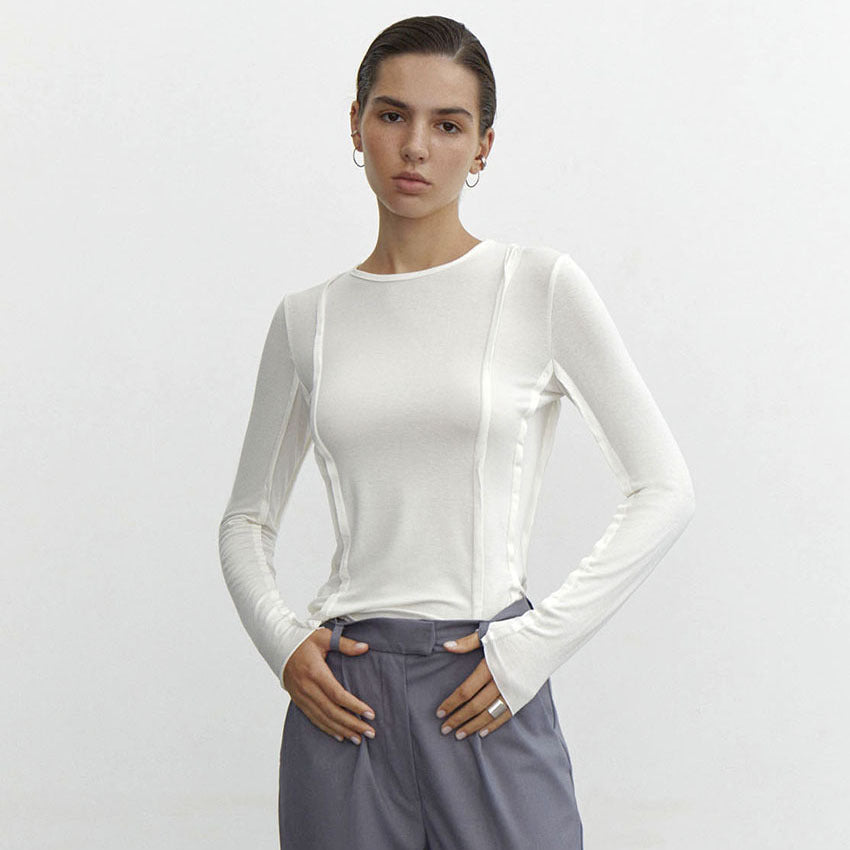 Revere™ l The Elise Seam Detail Long Sleeve Top