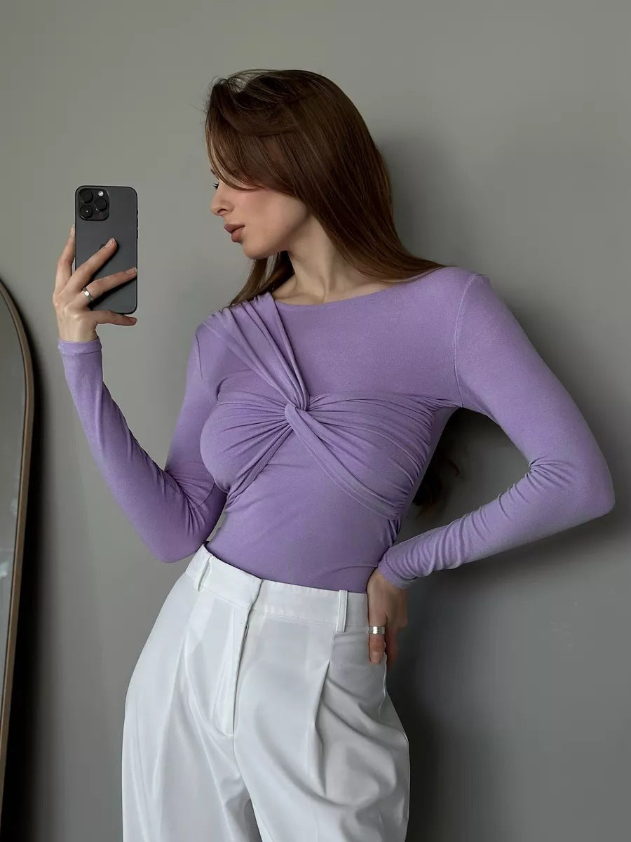 Revere™ l The Amara Twist Long-Sleeve Top